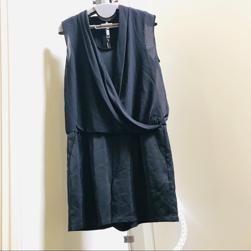 All Saints Romper in Black